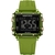 Relógio Esportivo Feminino Quadrado Luminoso Digital Pulseira de Silicone Impermeável - loja online