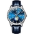 Relógio de Quartzo Casual Masculino Impermeável Luminoso Mostrador Céu Estrelado - HM Acessórios 