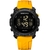 Relógio de pulso LCD eletrônico digital masculino pulseira de silicone impermeável