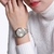 Relógio de Pulso Feminino Design Classico Simples Elegance Impermeável de Luxo Pulseira de Aço inoxidável na internet