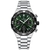 Imagem do Relógio de quartzo masculino com pulseira de aço inoxidável esportivo impermeável