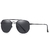 Imagem do Oculos de Sol Unissex Barcur Polarizado Design Classico Hexágono Uv400