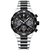 Relógio de quartzo masculino com pulseira de aço inoxidável esportivo impermeável - comprar online