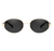 Oculos de Sol Unissex Polarizado Design Retro Oval com Proteção Uv400 - comprar online