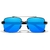 Imagem do Óculos de Sol Masculino Quadrado Design Retro Polarizado proteção Uv400