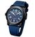 relógio de pulso de quartzo masculino com pulseira de silicone impermeavel 3atm