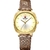 Relógio de Quartzo Feminino com Estampa Cobra Animal Print Pulseira de Couro Genuíno - loja online