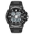 Relógio de pulso de quartzo masculino esportivo tela led impermeavel 5atm - comprar online