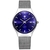 Relógio Masculino Ultra Fino de Quartzo Minimalista Pulseira de Malha Impermeável