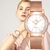 Relógio Feminino de Pulso Quartzo com Strass Pulseira de Malha Casual - loja online