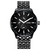 Relógio Masculino Design Clássico Luminoso Pulseira Aço Inoxidável Moda Casual