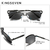Óculos de sol masculino polarizados design piloto n7725 - HM Acessórios 
