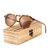 Óculos de sol masculino polarizados Design madeira uv 400 - comprar online