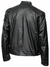 Casaco masculino de couro com zíper estilo jaqueta de motociclista. - comprar online
