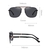 Óculos de Sol Masculino Clássico Lentes Gradiente Polarizadas com Proteção Uv400 - comprar online