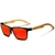 Óculos de Sol Kingseven Retro Hastes de Madeira com Proteção Uv400 H5507 - HM Acessórios 