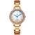Relógio Feminino de Aço Inoxidável Rose Elegante Moda Casual A Prova D'água