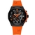 Relógio de pulso masculino pulseira de silicone casual esportivo impermeável