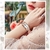 Relógio de Quartzo Feminino Design Quadrado Bracelete de aço inoxidável Impermeavel 3atm - comprar online