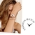 Relógio Feminino Coração de Quartzo Elegante Pulseira de Malha Moda Casual na internet