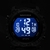 Relógio de pulso LCD eletrônico digital masculino pulseira de silicone impermeável - loja online