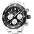 Relógio de quartzo masculino com pulseira de aço inoxidável esportivo impermeável - comprar online