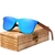 Óculos de Sol Artesanal Madeira Natural Kingseven com Lentes Polarizada Proteção uv400 - comprar online