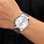 Relógio Masculino Ultra Fino de Quartzo Minimalista Pulseira de Malha Impermeável - comprar online