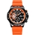Relógio de Pulso Masculino com Pulseira de Silicone Quartzo Esporte Impermeável