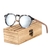 Óculos de sol masculino polarizados Design madeira uv 400 - comprar online