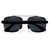 Óculos de Sol Masculino Quadrado Design Retro Polarizado proteção Uv400 na internet