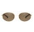 Oculos de Sol Unissex Polarizado Design Retro Oval com Proteção Uv400 na internet