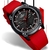 Relógio de Quartzo Masculino Casual Pulseira de Silicone Impermeavel - HM Acessórios 