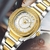 Relógio Feminino Quadrado com Strass Pulseira em Aço Inoxidavel Impermeavel - loja online