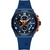 Relógio de pulso masculino pulseira de silicone casual esportivo impermeável - comprar online