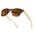 Óculos de Sol Hastes Estilo Madeira Bambu com Proteção uv400 - HM Acessórios 