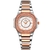 Relógio Quadrado Feminino Design Casual com Strass Impermeável - comprar online