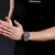 Relógio de Pulso Masculino Quartzo Impermeável em Aço Inoxidavel Luminoso