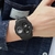 Relógio masculino display digital criativo com pulseira de silicone impermeavel - HM Acessórios 