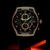 Relógio de pulso masculino pulseira de silicone casual esportivo impermeável - loja online