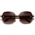 Óculos de Sol Borboleta Feminino Retro Design Duplo Anel Quadrado Proteção UV400 - comprar online