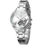 Relógio Feminino Moda Casual Design Elegante Flores Pulseira em Aço Inoxidável na internet