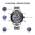 Relógio militar, luxo original Sports Chronografo , impermeável - HM Acessórios 