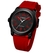 relógio de pulso de quartzo masculino com pulseira de silicone impermeavel 3atm - HM Acessórios 