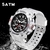 Relógio De Pulso Masculino Digital Led Esportivo Luminoso Pulseira de Silicone Impermeavel