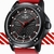 Imagem do Relógio de Quartzo Masculino Casual Pulseira de Silicone Impermeavel