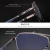 Óculos de sol polarizados barcur quadrado gradiente uv400 - HM Acessórios 