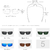 Óculos de Sol Esportivo Kingseven Proteção UV400 Antirreflexo - comprar online