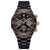 Relógio de quartzo masculino com pulseira de aço inoxidável esportivo impermeável - comprar online