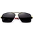 Óculos De Sol Masculino Design Alumínio Lente Espelho Polarizada Uv400 - comprar online